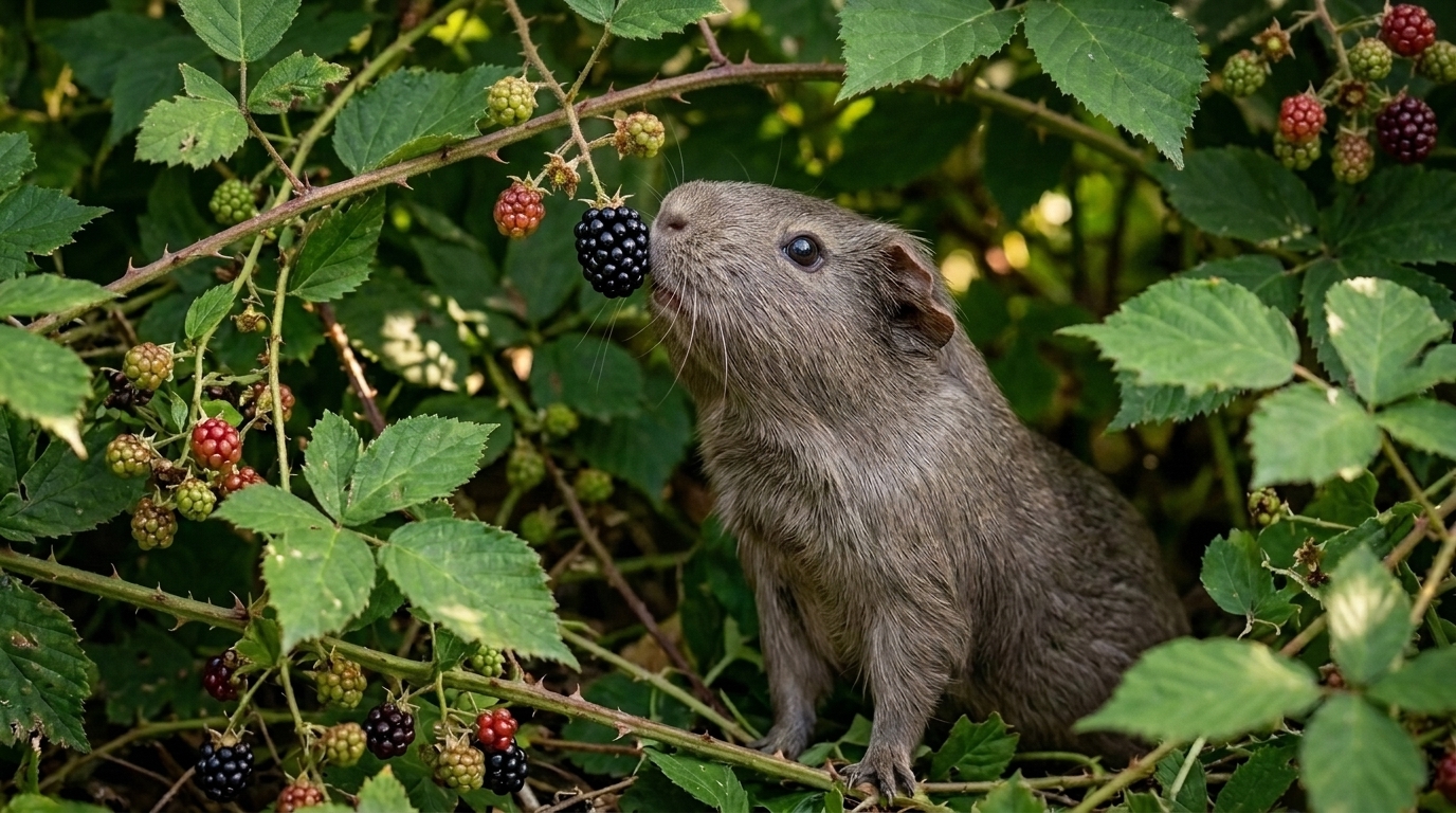 Lord Giacomo Sinclair Girnigoe mit Beeren