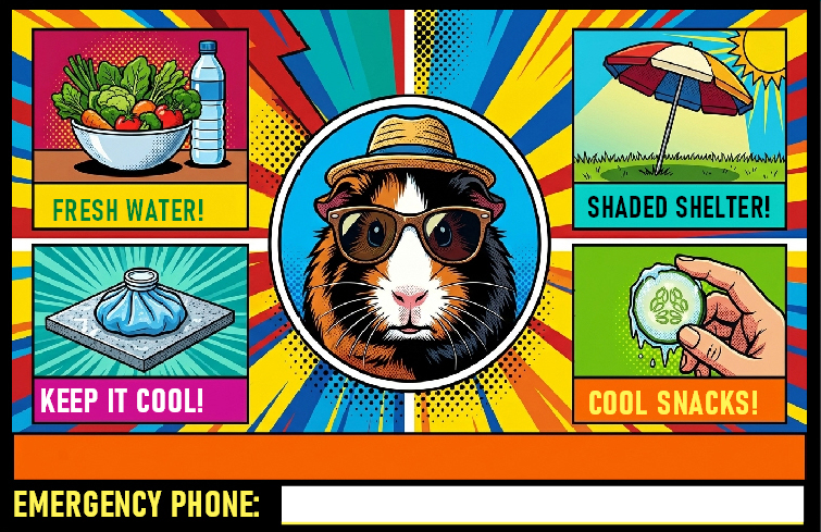 Infocard Guinea Pig Summer Guide