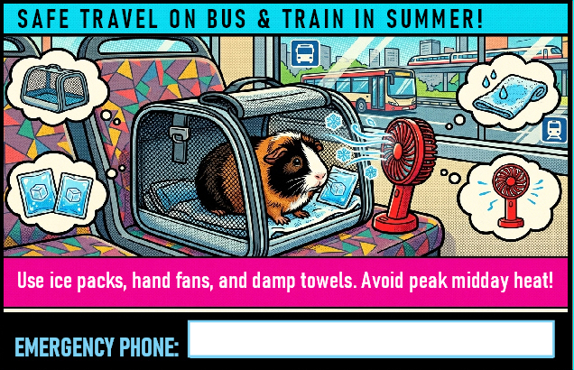 Safe Travel On Bus And Train In Summer