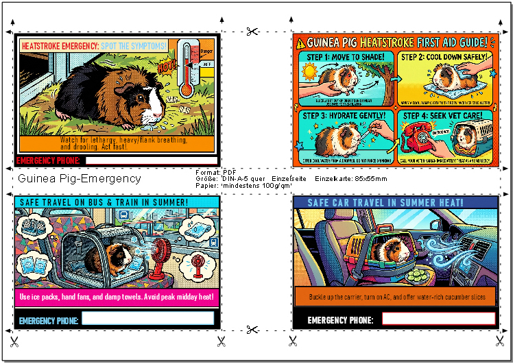 Infocard Guinea Pig Emergency