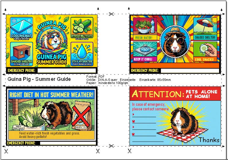 Infokarte Guinea Pig Summer Guide
