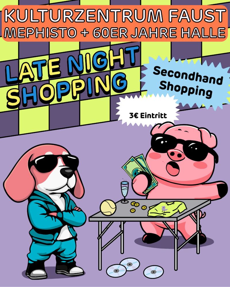Late-Night Shopping im Kulturzentrum Faust Hannover