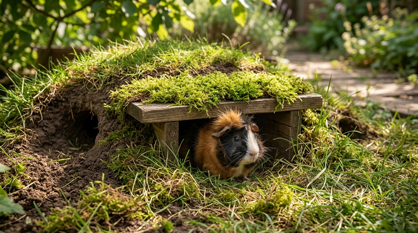 Mia in der Erdhöhle